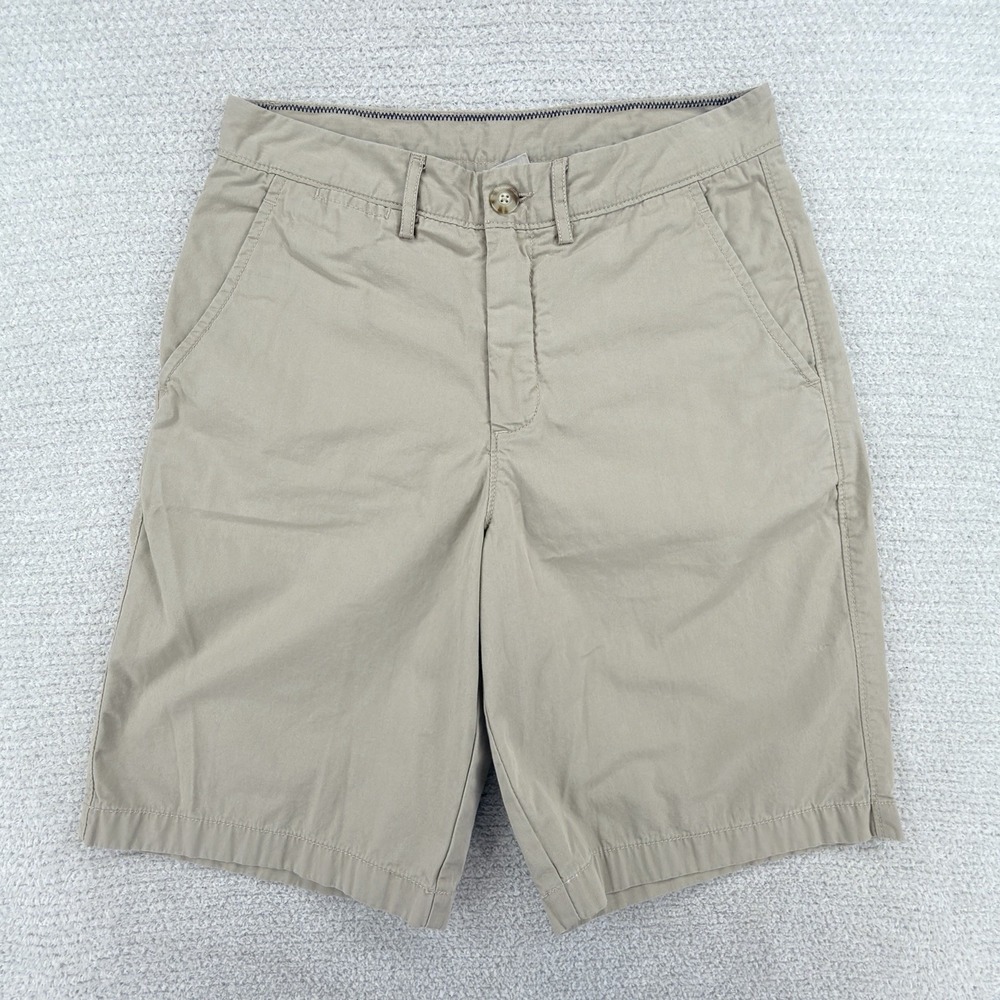 johnnie-O Shorts Mens 30 Khaki Chino 100% Cotton 9" Inseam West Coast Prep